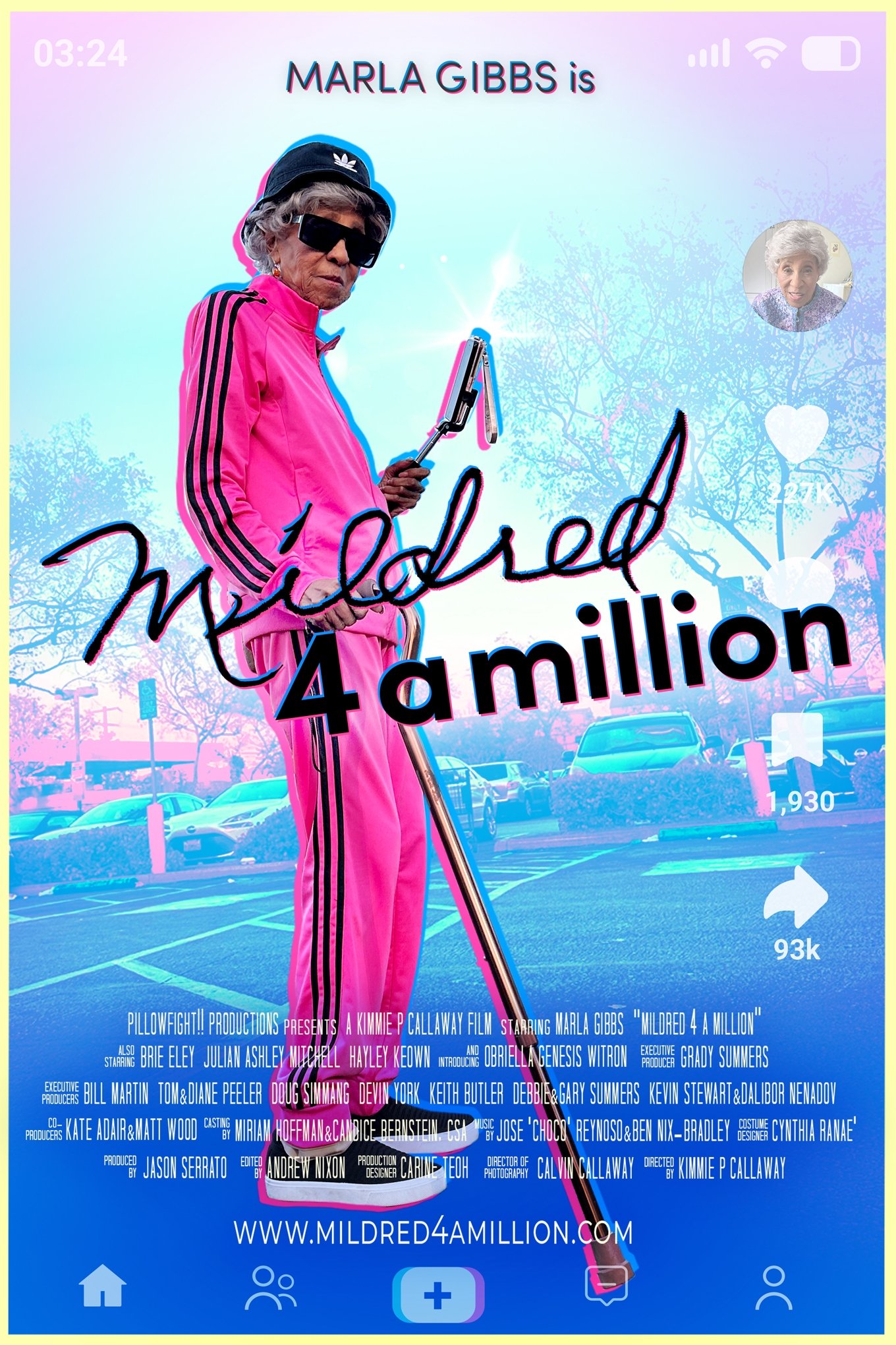 Poster za film  Mildred 4 a Million  2024
