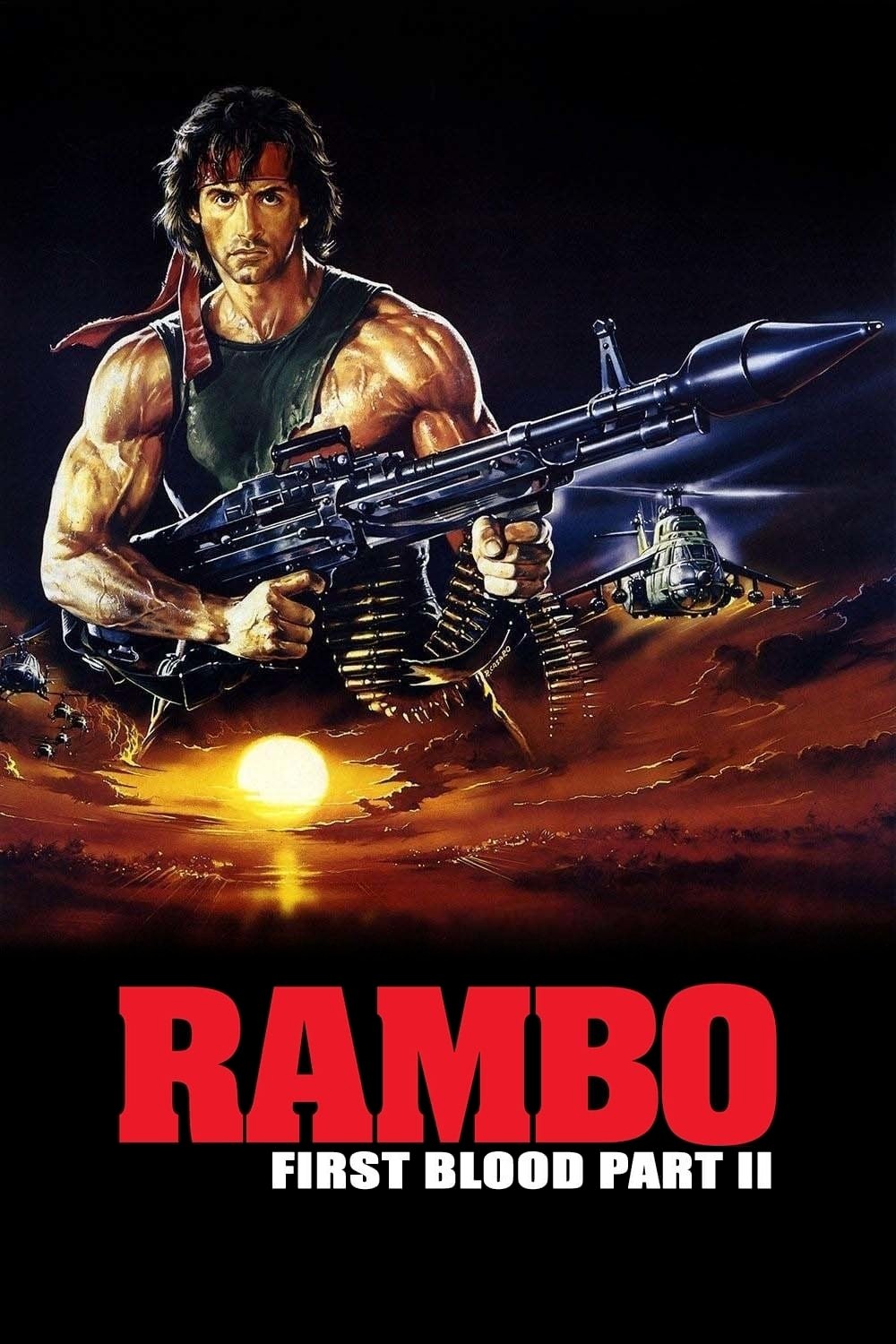 Poster za film  Rambo 2  1985