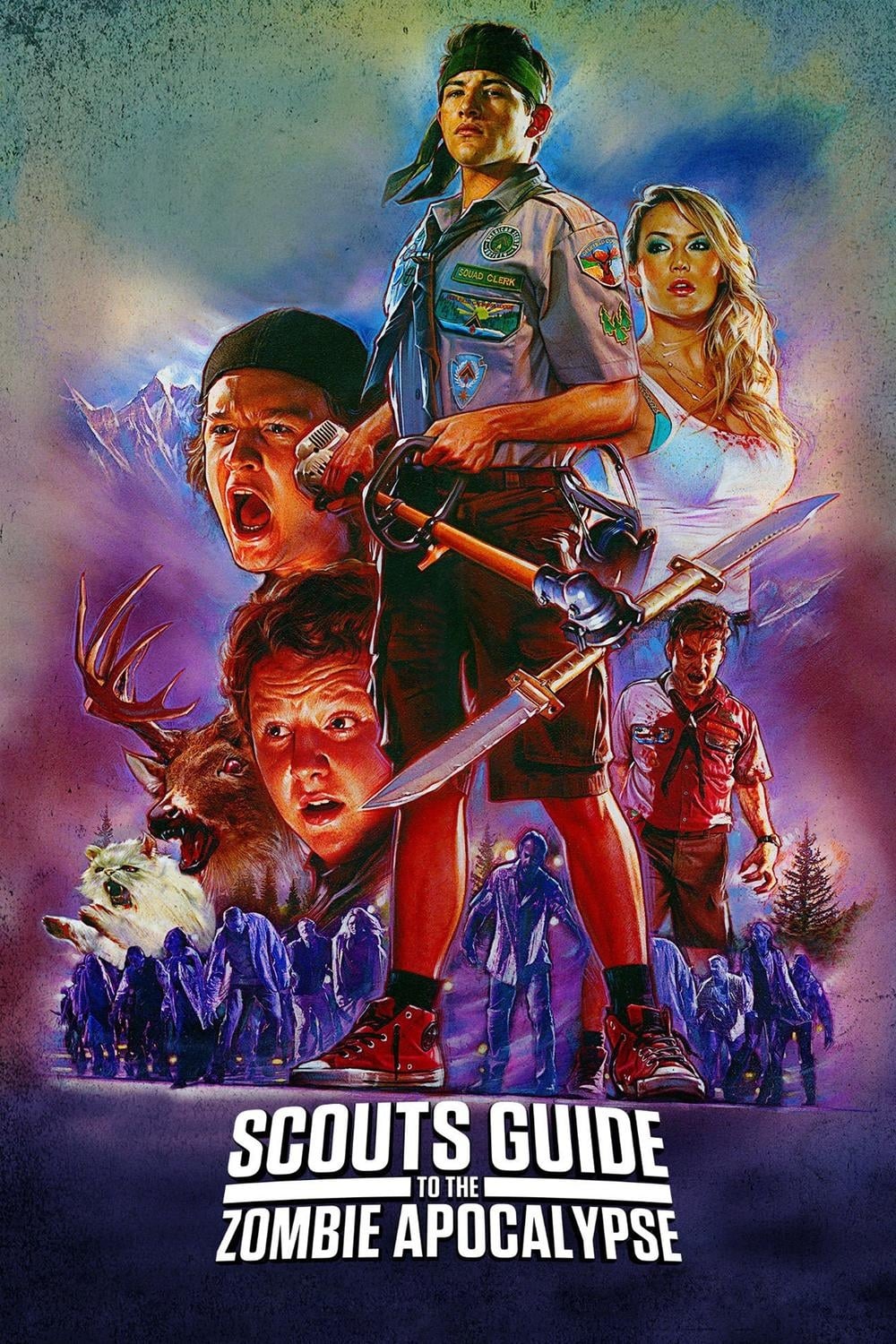 Poster za film  Scouts Guide to the Zombie Apocalypse  2015