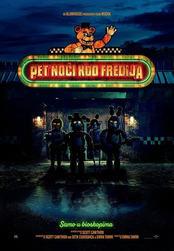 Poster za film  Pet noći kod Fredija  2023