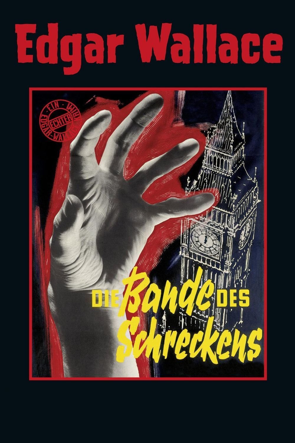 Poster za film  Die Bande des Schreckens  1960