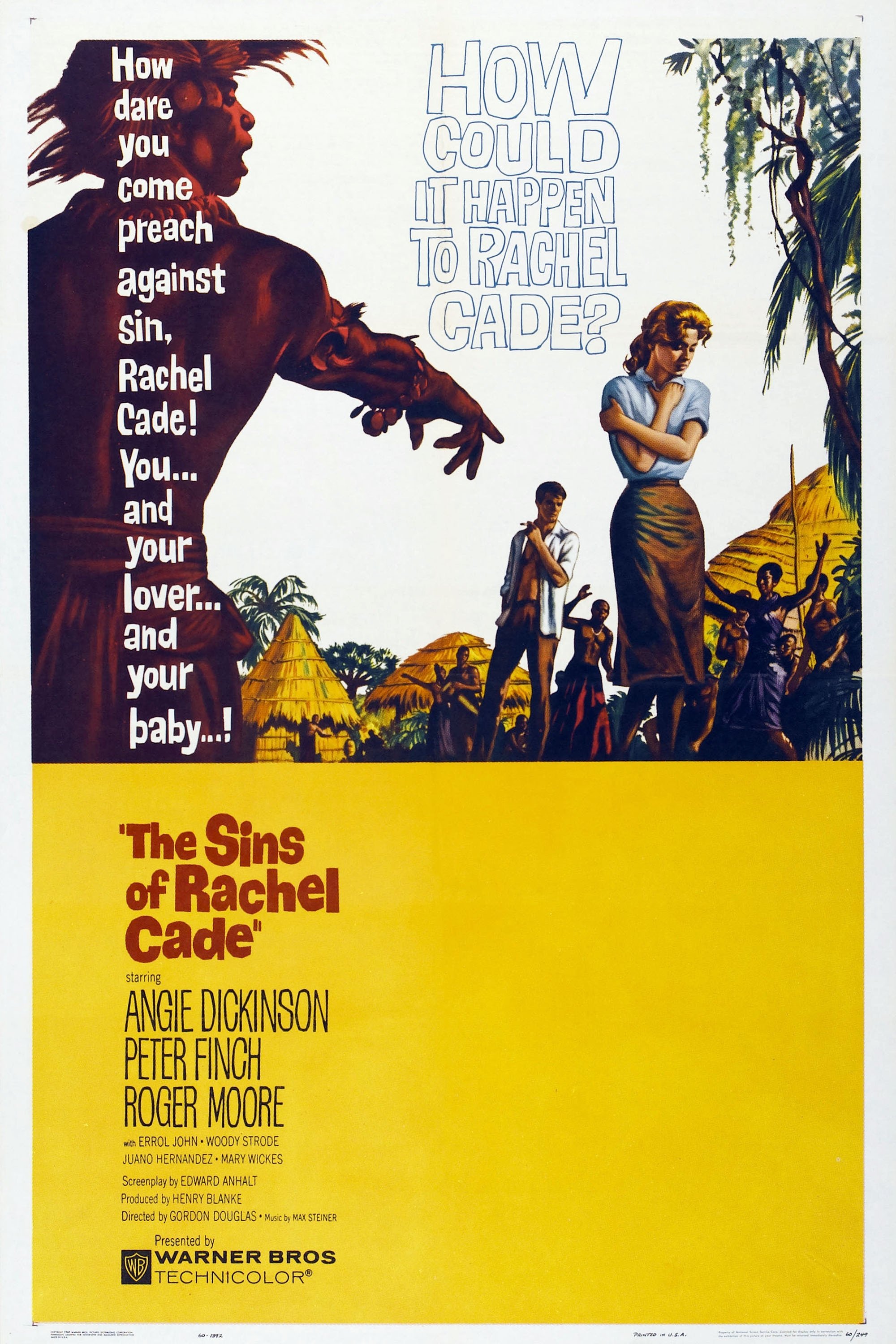 Poster za film  The Sins of Rachel Cade  1961