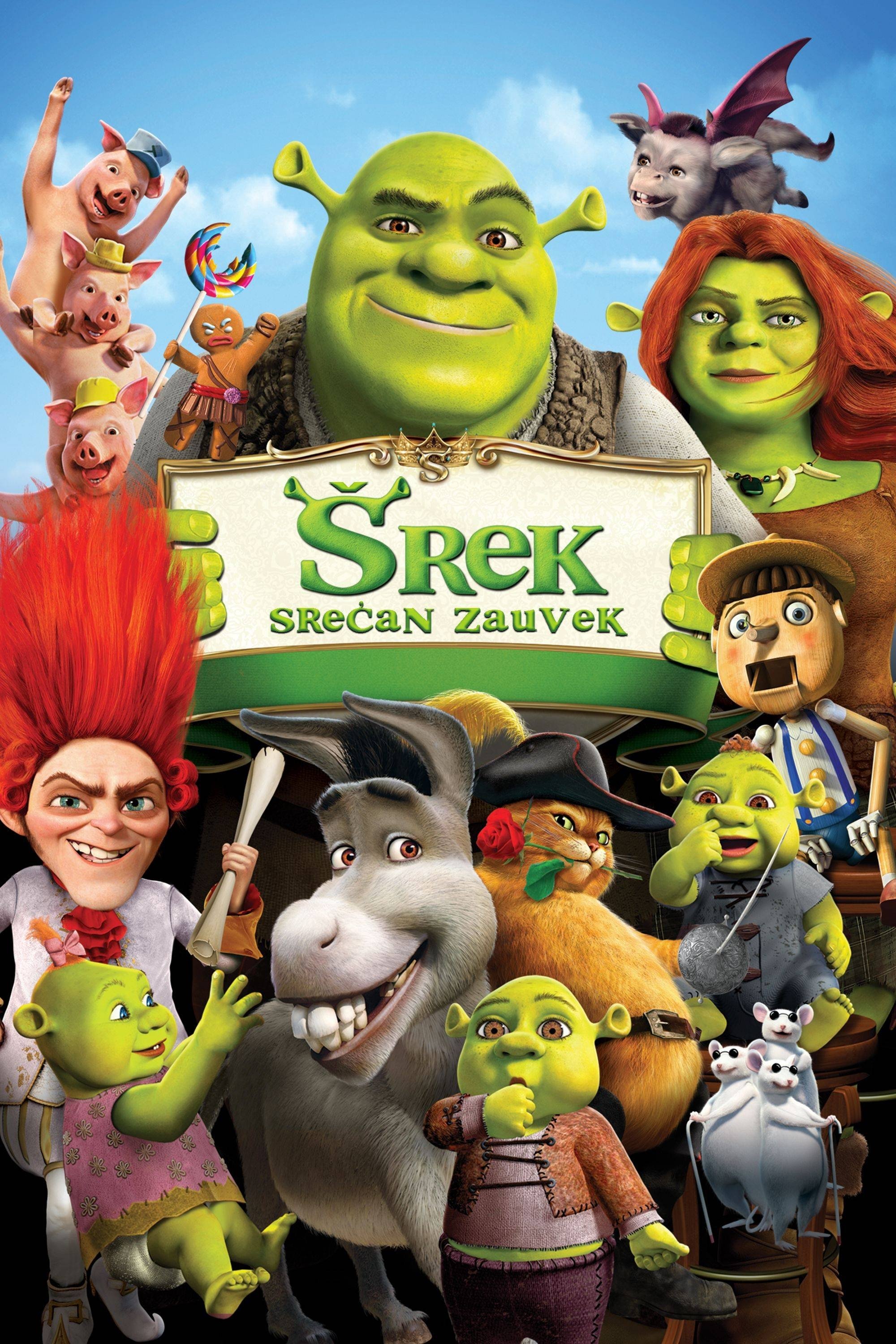 Poster za film  Šrek 4: Srećan zauvek  2010