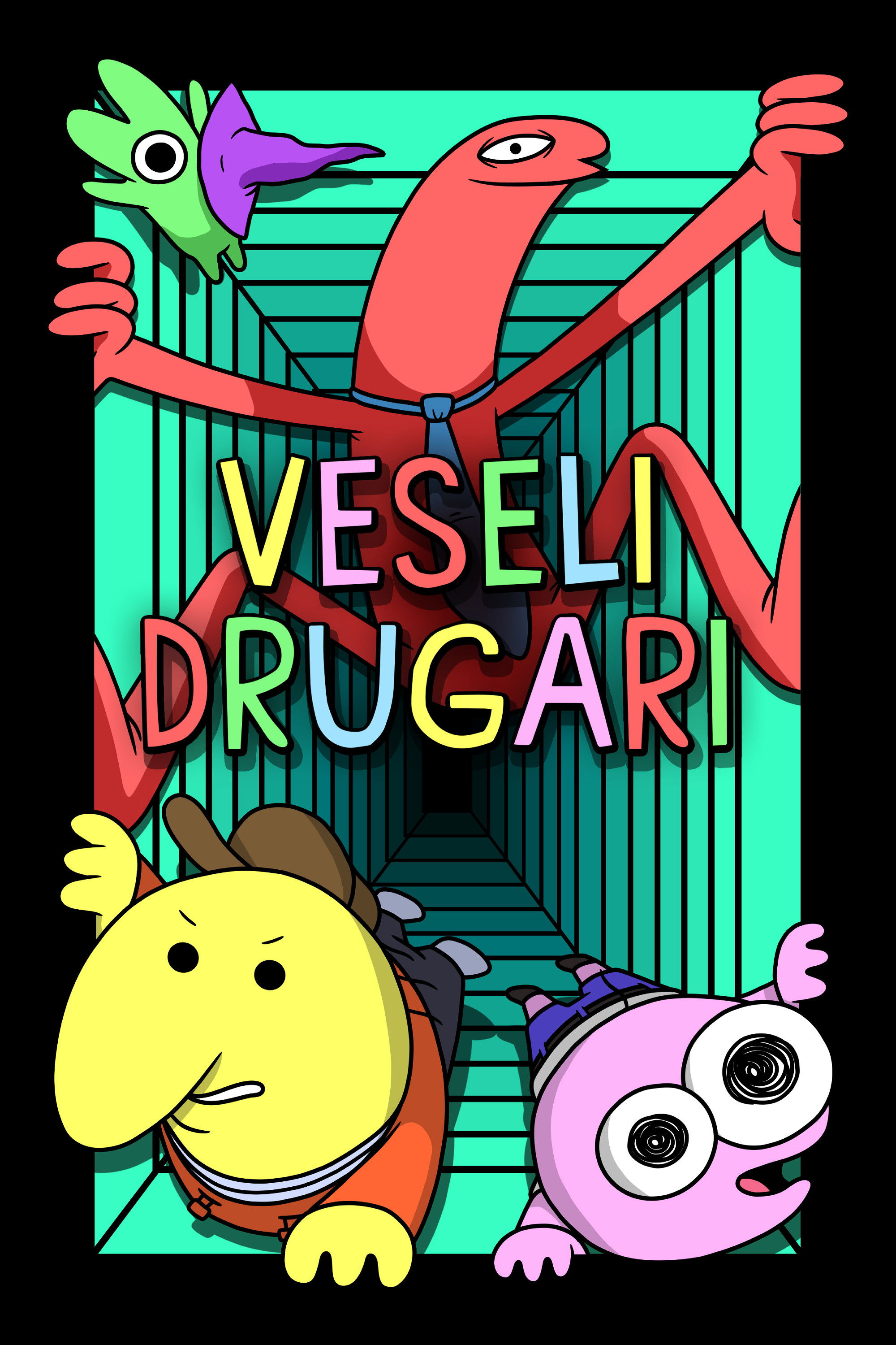 Poster za film  Veseli drugari 