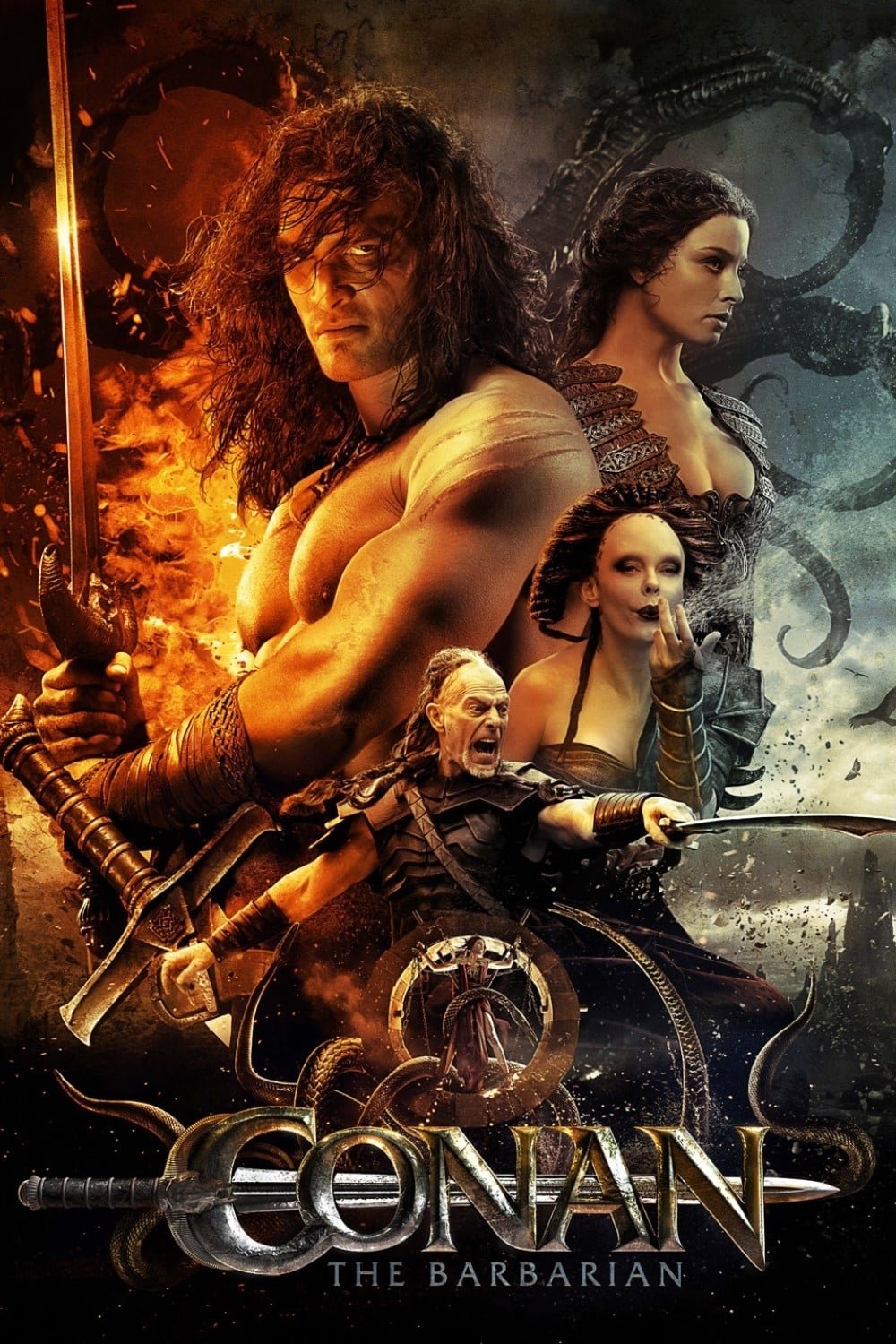 Poster za film  Konan varvarin  2011