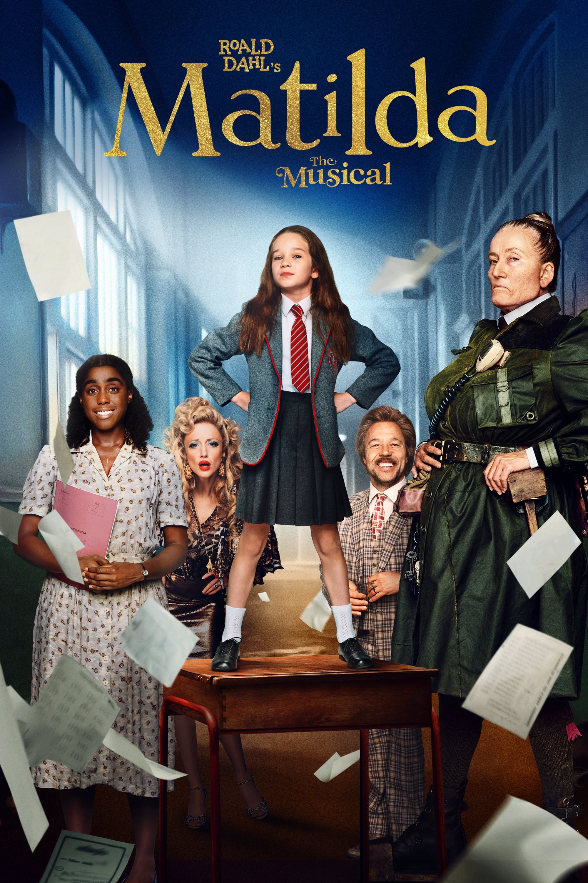 Poster za film  Matilda mjuzikl Roalda Dala 